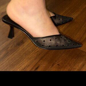 Steve Madden Mesh Rhinestone Mules — Size 6.5